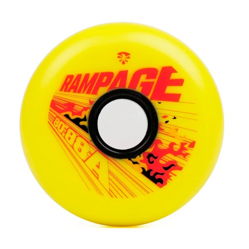 Колеса для роликов Flying Eagle Rampage 76-80mm/88A желтые, 4-pack в магазине Rollbay.ru