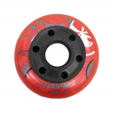 Колесо для детских роликов Flying Eagle S6S 62-74mm/85A красное