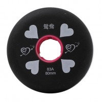 Колесо для роликов Hearts 62-80mm/83A черное