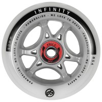 Колеса для роликов Powerslide Infinity 90mm/85A Колеса/Подшипники/Втулки набор 4-pack
