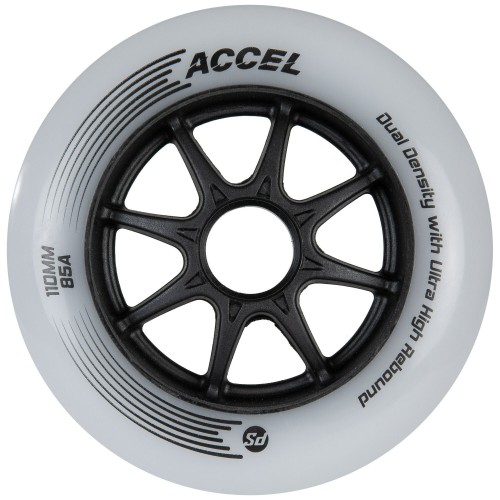Колеса для роликов Powerslide Accel 110/85A, 8-Pack в магазине Rollbay.ru
