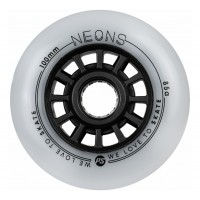 Колеса для роликов светящиеся Powerslide Neons 100/85A Red, 3-pack