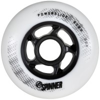 Колеса для роликов Powerslide Spinner 90mm/88A белые, 4-pack