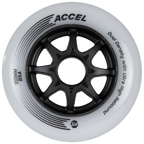 Колеса для роликов Powerslide Accel 100/85A, 8-Pack в магазине Rollbay.ru