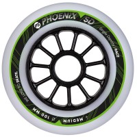 Колеса для роликов Powerslide Phoenix SD 100mm/84A, 8-Pack