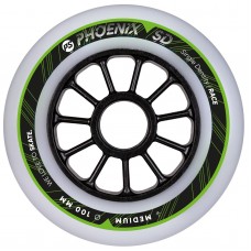 Колеса для роликов Powerslide Phoenix SD 100mm/84A, 8-Pack Колеса для роликов Powerslide Phoenix SD 100mm/84A, 8-Pack