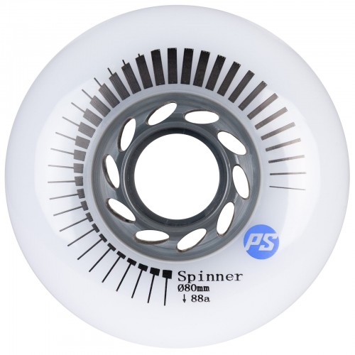 Колеса для роликов Powerslide Spinner NP 80mm/88a белые, 4-Pack фото Колеса для роликов Powerslide Spinner NP 80mm/88a белые, 4-Pack в магазине Rollbay.ru