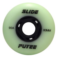 Колеса для роликов Puyee Slide 72-80mm/90A зеленые 4-pack