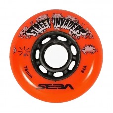Колеса для роликов Seba Street Invaders 76mm/84A 4-pack оранжевые