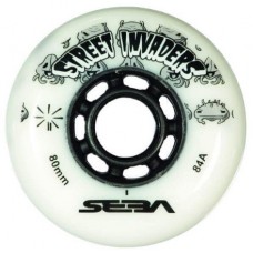 Колеса для роликов Seba Street Invaders 76-80mm/84A 4-pack белые