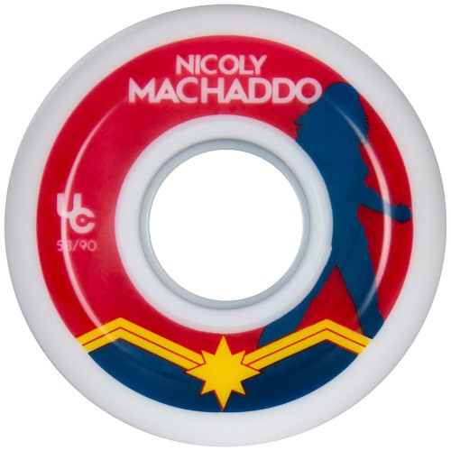 Колеса для роликов Undercover Nicoly Machaddo Pro 58mm/90A, 4-Pack в магазине Rollbay.ru