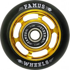Колеса для агрессивных роликов Famus 6 Spokes Gold 60mm/90A 4-pack