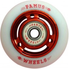 Колеса для агрессивных роликов Famus Red/White 64mm/92A 4-pack