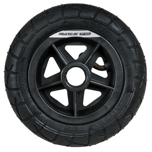 Колесо для внедорожных роликов Powerslide V-Mart Air Tire 150mm в магазине Rollbay.ru