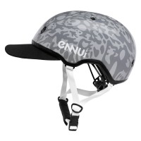Шлем для роликов Ennui Elite Deadly Smoke Grey 54-59 со съемным козырьком