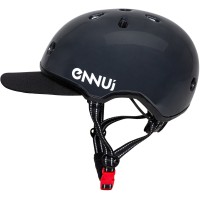 Шлем для роликов и самоката Ennui Elite WheelAddict 54-59 со съемным козырьком