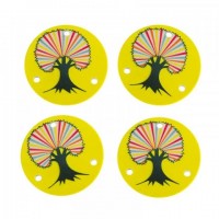 Гайка декоративная Chaya Universal Nuts Powers Color Tree. 4-pack