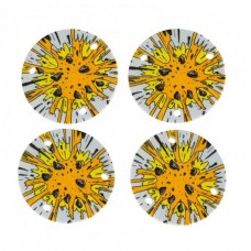 Гайка декоративная Chaya Universal Nuts Comics Explosion 4-pack