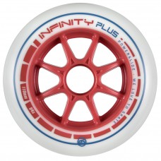 Колесо для роликов Powerslide Infinity Plus red/white 110mm/84A