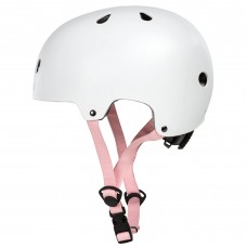 Шлем для роликов и самоката Powerslide White-Pink