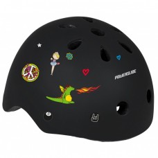 Шлем для роликов и самоката Powerslide Allround Kids. Черный