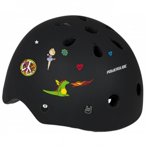 Шлем для роликов Powerslide Allround Kids черный в магазине Rollbay.ru