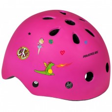 Шлем для роликов и самоката Powerslide Allround Kids. Розовый