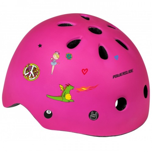 Шлем для роликов Powerslide Allround Kids розовый в магазине Rollbay.ru
