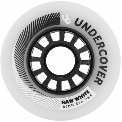 Колеса для роликов Undercover Raw 80mm/85A White Bullet 4-pack в магазине Rollbay.ru