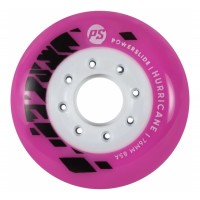 Колеса для роликов Powerslide Hurricane 76mm/85A (Pink/White) 4-pack