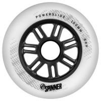 Колеса для роликов Powerslide Spinner 100mm/88A белые, 3-pack