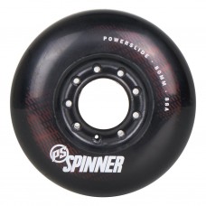 Колеса для роликов Powerslide Spinner 80mm/85A. Черный 4-pack