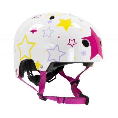 Шлем детский для роликов SFR Kids Helmet White/Pink в магазине Rollbay.ru