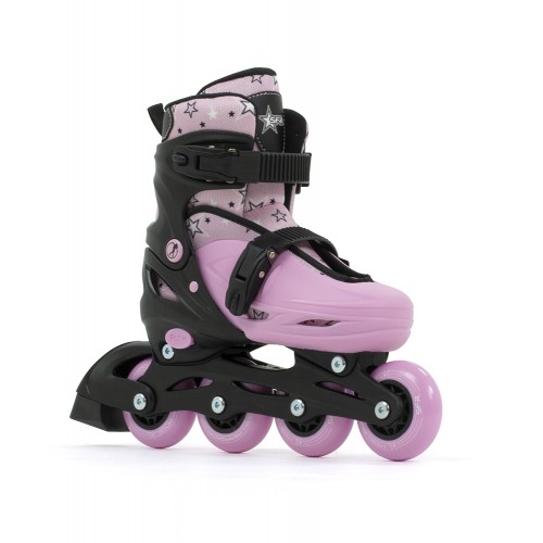 Ролики SFR Plazma Adjustable Skates Black/Pink в магазине Rollbay.ru